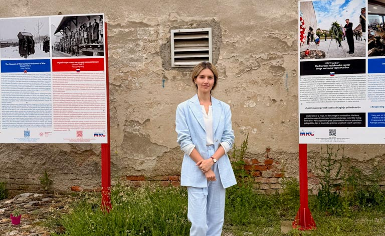 MRC Maribor in Muzej nacističnega taborišča Stalag XVIII D je obiskala Elnara iz daljnega tatarskega Kazana v Rusiji